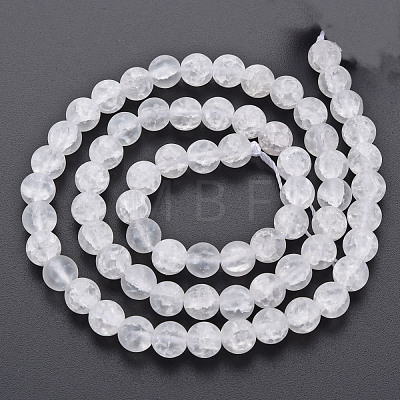 Crackle Glass Beads Strands GLAA-S192-D-007A-1