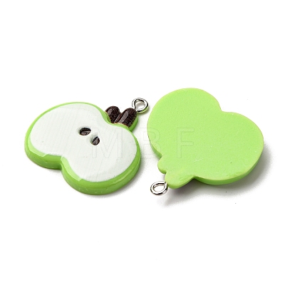 Opaque Resin Pendants RESI-I337-05P-B02-1