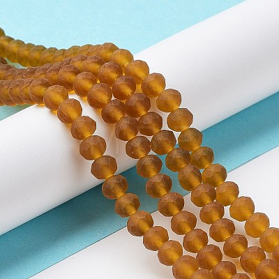 Transparent Glass Beads Strands EGLA-A044-T6mm-MD02-1