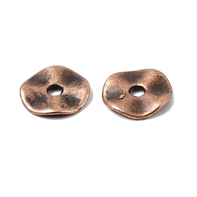 Tibetan Style Alloy Wavy Spacer Beads LS-RLF9350Y-NF-1