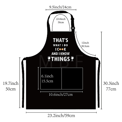 Polyester Apron AJEW-WH0221-021-1