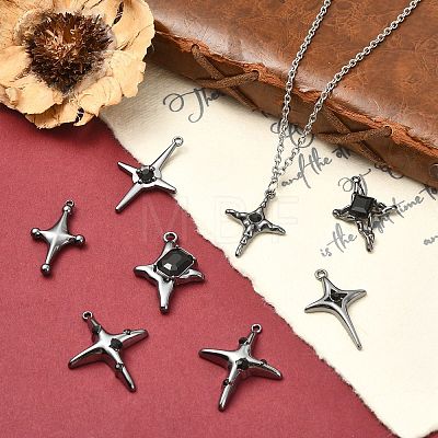 32Pcs 8 Styles Alloy Pendants FIND-CJ0006-01-1