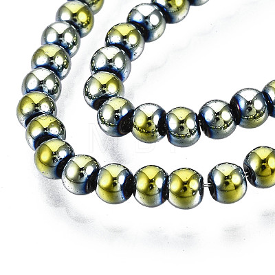 Electroplate Glass Beads Strands EGLA-S195-02D-05-1