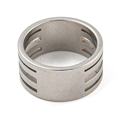 201 Stainless Steel Rings X-RJEW-A034-10P-1-1