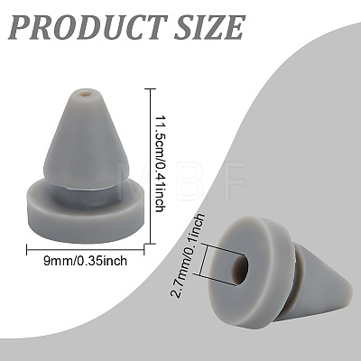 Silicone Door Hinge Outlet Silencer AJEW-WH0348-24-1