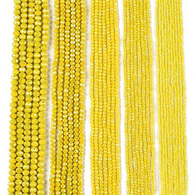 Electroplate Glass Beads Strands LS-EGLA-A044-P8mm-B04-1
