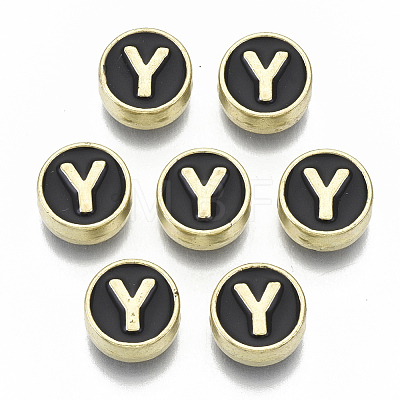 Alloy Enamel Beads LS-X-ENAM-S122-028Y-NR-1