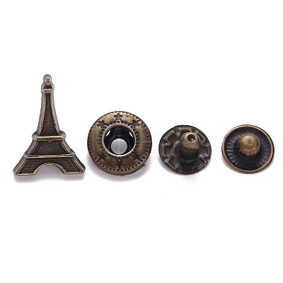 Brass Snap Buttons SNAP-S012-003-RS-1