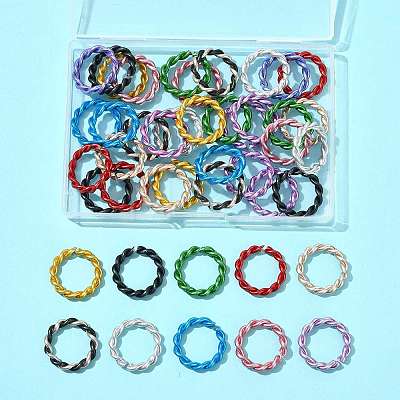44Pcs 11 Colors Aluminum Quick Link Connectors ALUM-FS0001-01-1