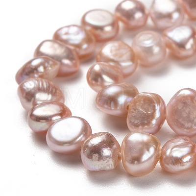 Natural Cultured Freshwater Pearl Beads Strands PEAR-L033-45B-1