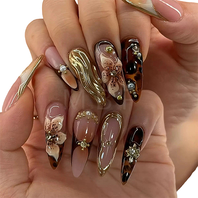 1 Bag ABS Plastic Press On False Nails MRMJ-CP0001-61-1