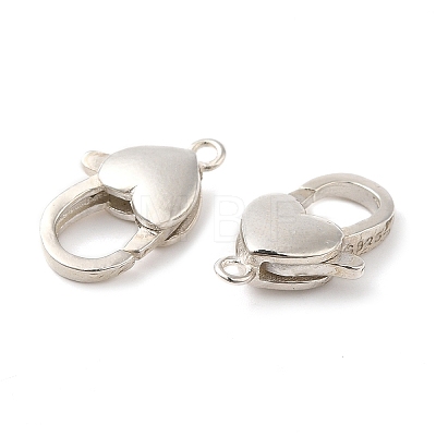 925 Sterling Silver Lobster Claw Clasps STER-NH0001-31S-1