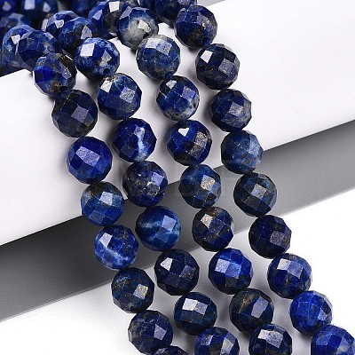 Natural Lapis Lazuli Beads Strands G-S345-8mm-24-1