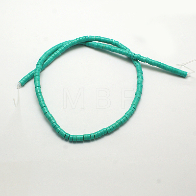 Synthetic Turquoise Beads Strands TURQ-G110-5x3mm-09-1