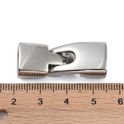 Non-Tarnish 316 Stainless Steel Snap Lock Clasps STAS-K282-05P-1