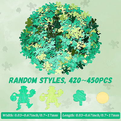 3 Sets Paper Confetti AJEW-SP0004-93B-1