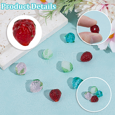 40Pcs Glass Beads GLAA-PA0001-62-1