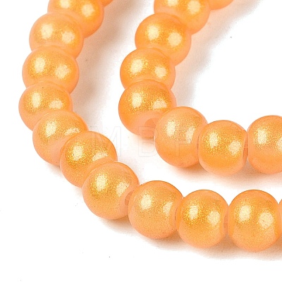 Baking Paint Glass Pearl Beads Strands DGLA-ZX001-05A-12-1