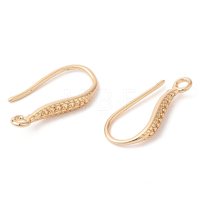 Brass Earring Hooks KK-Q770-09G-1