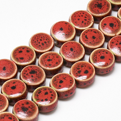 Handmade Porcelain Beads PORC-S496-A-12mm-1