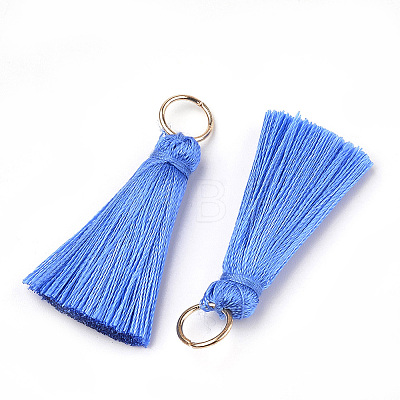 Nylon Thread Tassel Pendants Decoration X-FIND-Q065-3.5cm-A04-1