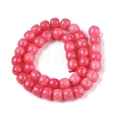 Dyed Natural White Jade Beads Strands G-T138-S16-1