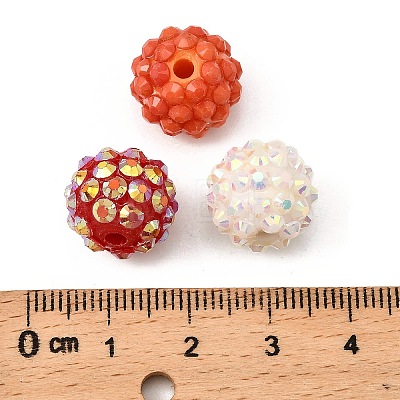 AB-Color Resin Rhinestone Beads RESI-S315-12x14-M-1