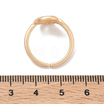 Brass Cuff Open Rings RJEW-C157-04MG-1