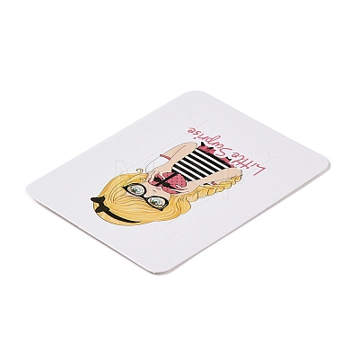 Rectangle Paper Hair Clip Display Cards CDIS-C004-03J-1
