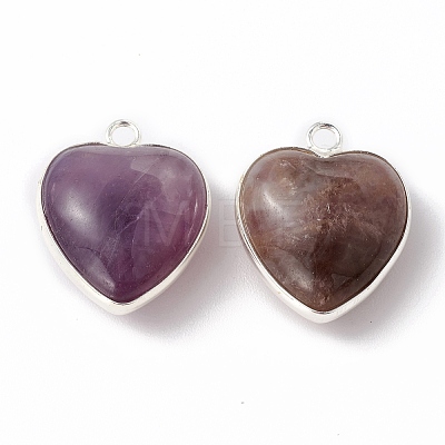 Natural Amethyst Pendants G-C005-01S-16-1