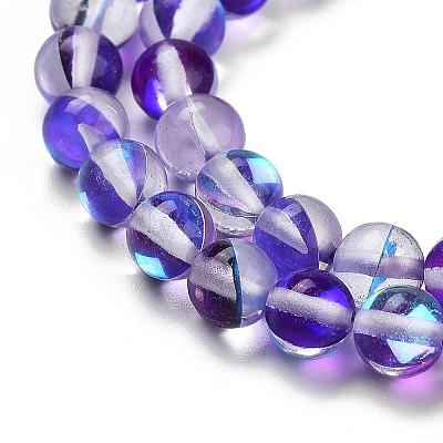 Transparent Glass Beads GLAA-B022-6mm-09-1