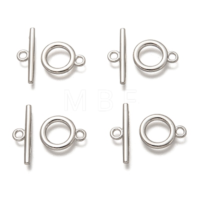 Alloy Toggle Clasps TIBE-EA774Y-P-NR-1