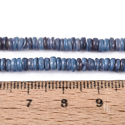 Natural Freshwater Shell Beads Strands SHEL-Q028-01G-1