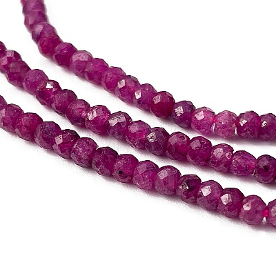 Natural Ruby Beads Strands X-G-L597-B01-01-1