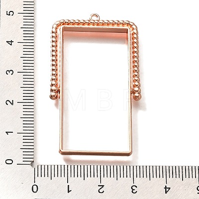 Alloy Open Back Bezel Pendants PALLOY-I223-07RG-1