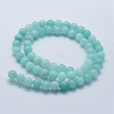 Natural & Dyed Jade Bead Strands X-G-P370-02-8mm-1