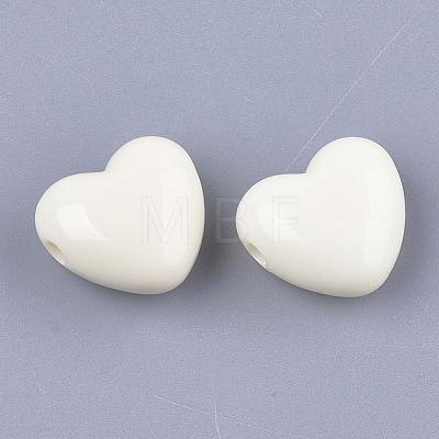 Opaque Acrylic Beads SACR-Q100-M067-1