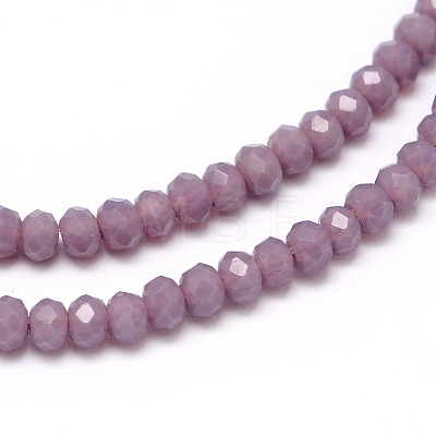 Faceted Rondelle Glass Beads Strands LS-GLAA-M028-2mm-A02-1