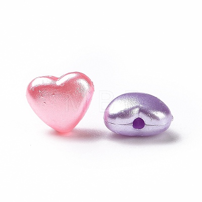 Imitation Pearl Acrylic Beads X-OACR-E013-31-1