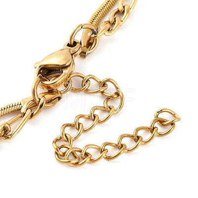 304 Stainless Steel Multi-Strand Chain Bracelets LS-BJEW-G711-03B-G-1