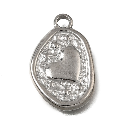 304 Stainless Steel Pendants SA-CBA7C25-02A-P-1