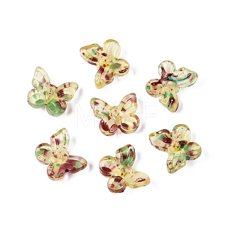 Picasso Transparent Glass Beads SEED-N012-06C-1