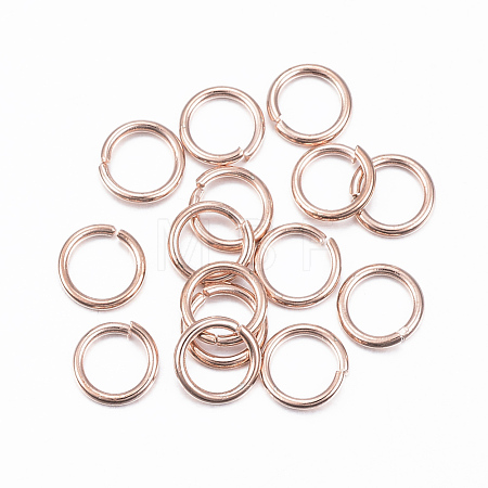 304 Stainless Steel Open Jump Rings X-STAS-H558-01RG-1