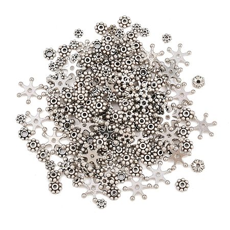 Tibetan Style Alloy Spacer Beads FIND-C093-02AS-1