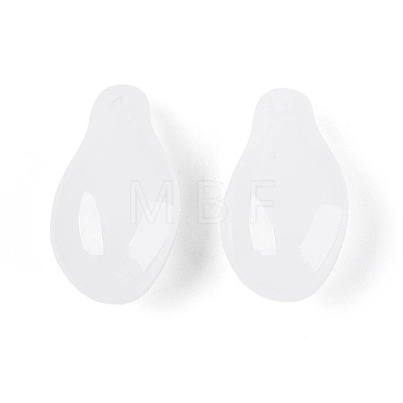 Transparent Glass Teardrop Charms GLAA-T030-03-01-1