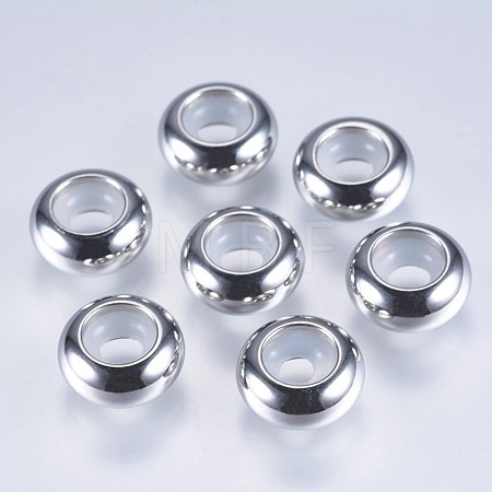 201 Stainless Steel Beads STAS-F145-06P-A-1