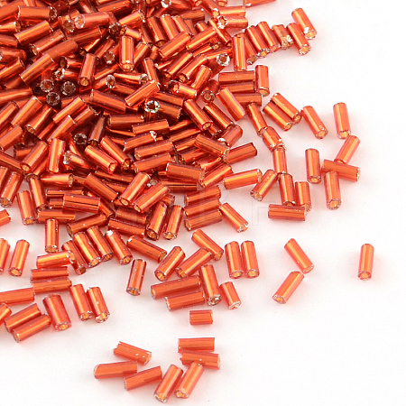 Glass Bugle Beads SEED-R011-25-1