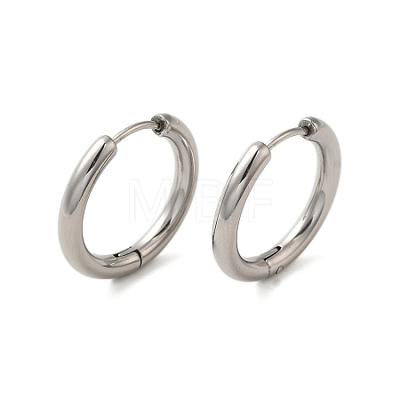 Tarnish Resistant 304 Stainless Steel Hoop Earrings EJEW-P177-P-23-1