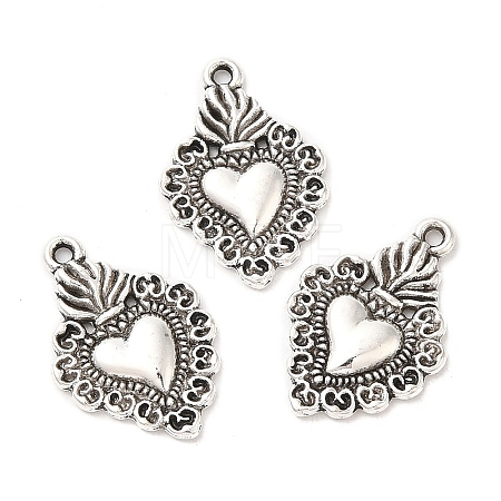 Tibetan Style Alloy Pendants X-PALLOY-R143-16AS-1
