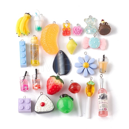 Resin Pendants RESI-XCP0001-73-1